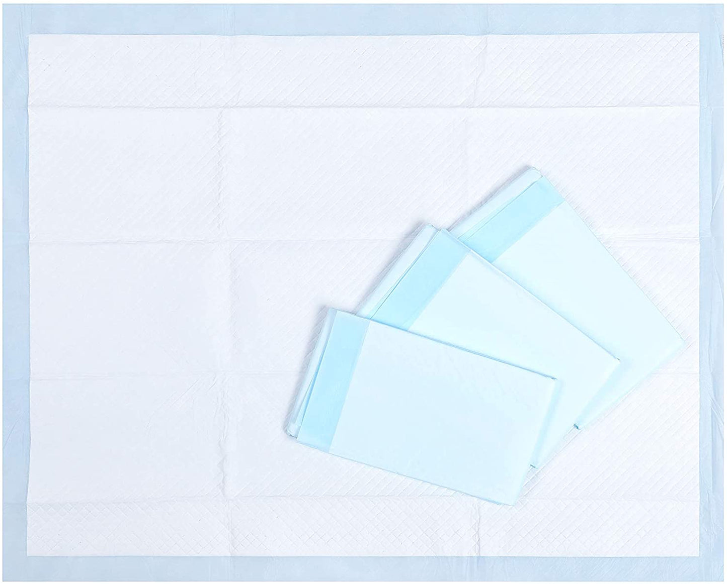 All-Absorb, X-Large 28" X 34", 40 Count, Dog and Puppy Training Pads, Ultra Absorbent and Odor Eliminating, Leak-Proof 5-Layer Potty Training Pads with Quick-Dry Surface, Blue